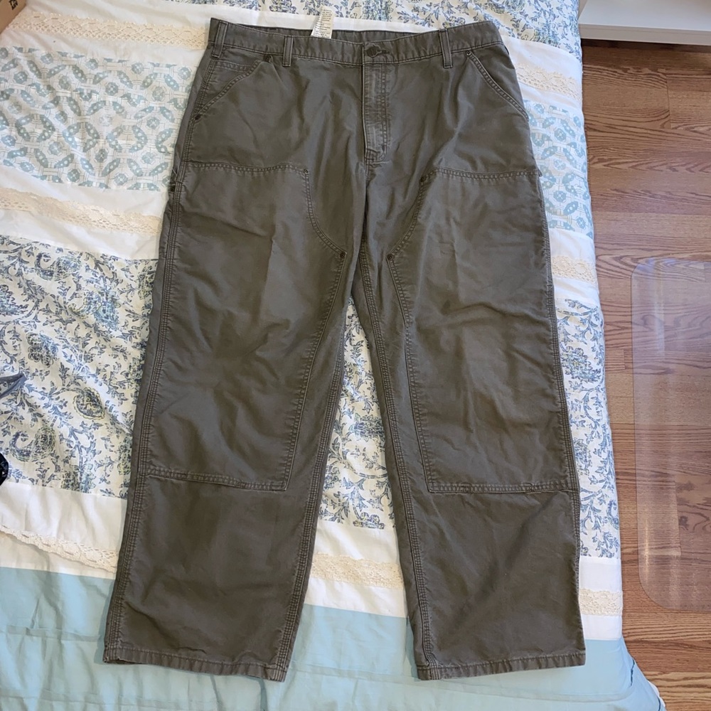 Carhartt Double Front Dungaree Work Pants 40x30
